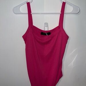 primark pink bodysuit NWT